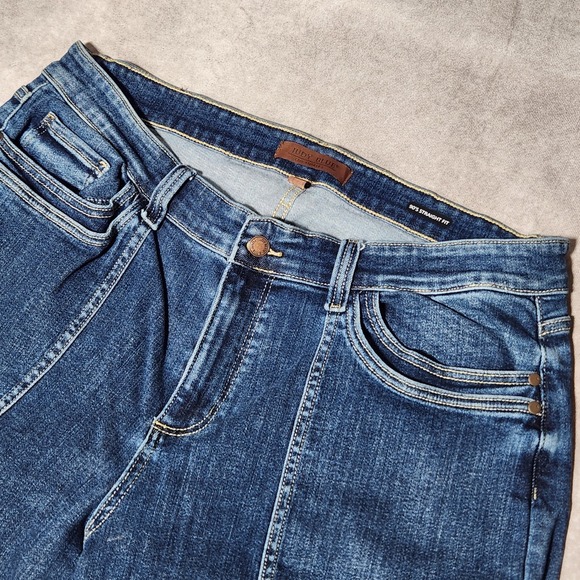 JUDY BLUE denim Jeans 90's Straight Fit medium wash Size 20W stretch 7 pocket - Picture 2 of 12